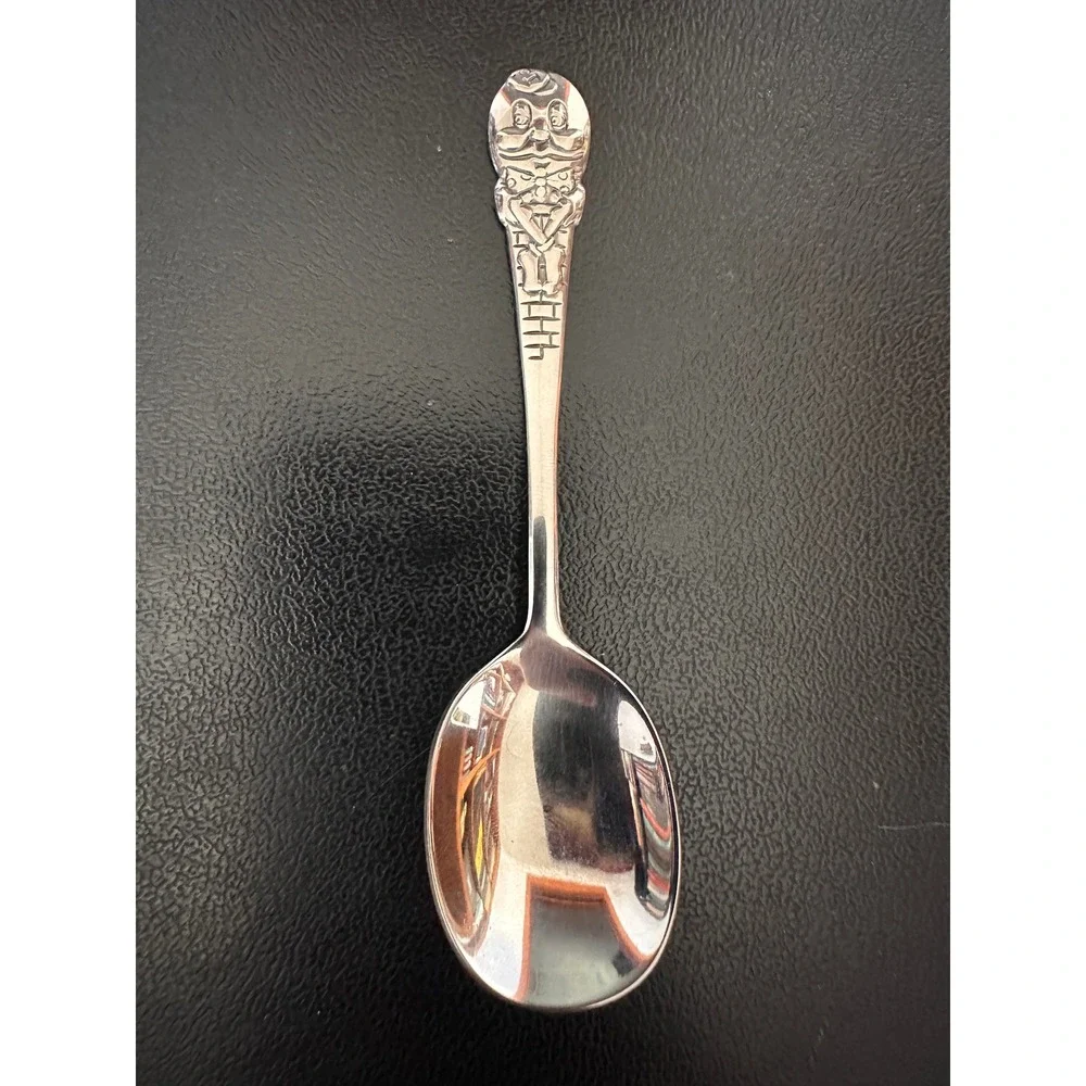 Oneida Humpty Dumpty Baby Spoon Unisex Silver Stainless Steel Vintage USA Made